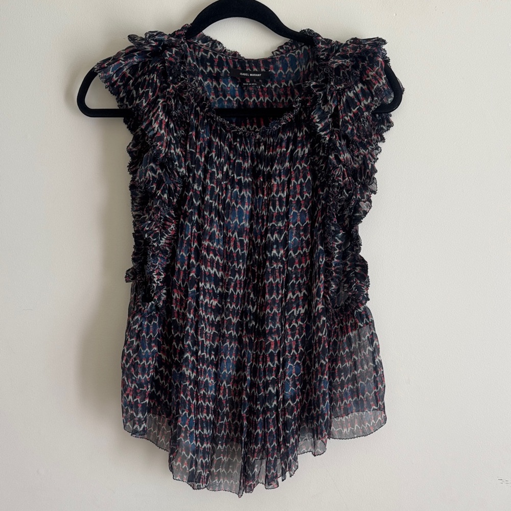 Isabel Marant Multicolor Patterned Tank Top